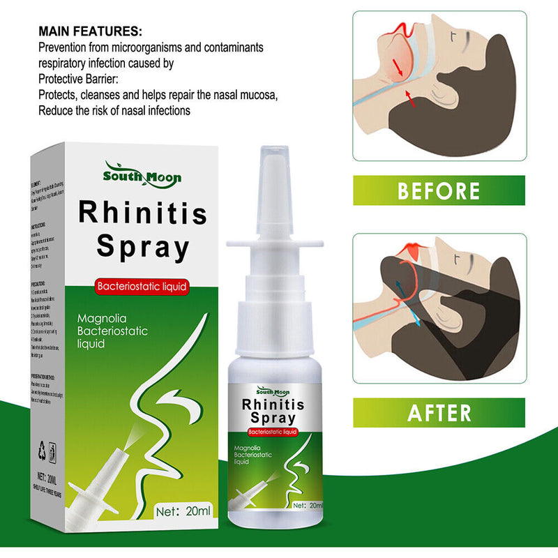 Traditional Herbal Nasal Spray Anti-Snoring Solution Protect Repair Nasal Mucosa