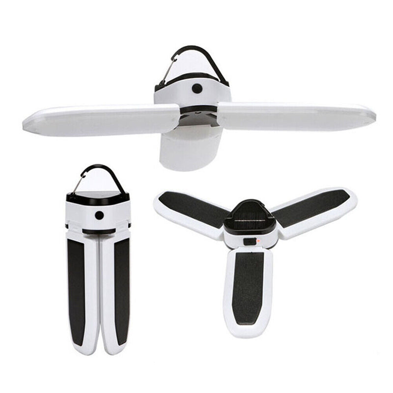 Waterproof 3 Leaf 60 LED Lights 5 Modes Solar Outdoor Camping Foldable Lamp