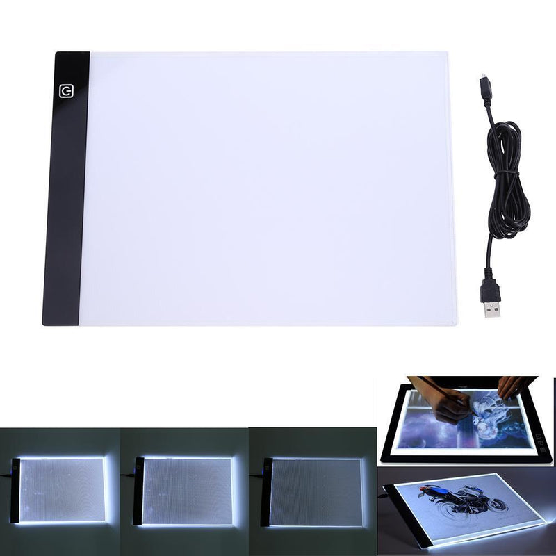 LED Tracing Lightbox Board A4 K2 LED Artist Thin Art Stencil Drawing Board D