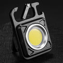 Mini LED Keychains Flashlight USB Rechargeable Portable Pocket Carabiner Light