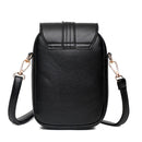 PU Handbags Women Small Shoulder Messenger Bags Mobile Pouch Purse Clutch Flap
