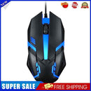 120cm USB 5500dpi 2 Buttons Led Business Mouse Optical Ergonomic for Game O