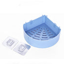 nail Plastic Shampoo Organizer Bathroom Shelf Shower Holder Corner Storage Rack