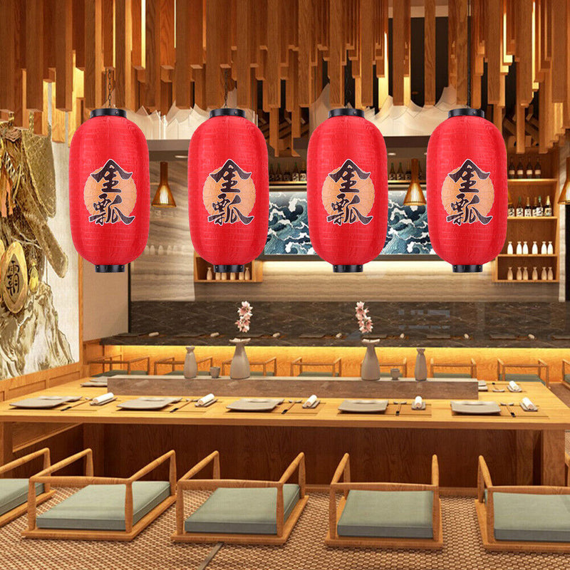 10inch Spray Painting Lantern Cloth Hanging Decorative for Pub Festival (B)