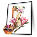 DIY Diamond Painting Musical Instrument Flower Full Round Drill Mosaic Pictur
