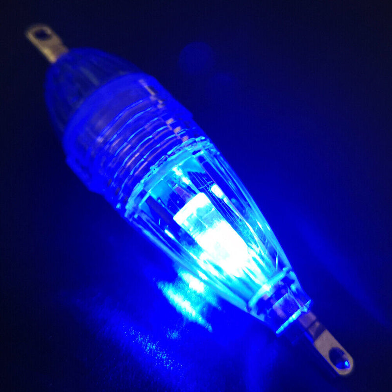 Button Battery Operated LED Light Fishing Lure Squid Hook Light (4-Color) Newly