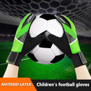 1 Pair Kids Soccer Goalkeeper Gloves Latex Football Hand Gloves (Size 7) Newly