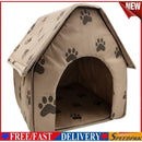 Portable Dog House Foldable Winter Pet Bed Nest Tent Cat Puppy Kennel (A)