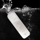 1L Large Capacity Water Bottle Portable Plastic Water Cup (White Frosted) Newly