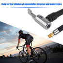 Lock-on Air Chuck with Rubber Hose Car Motorcycle Tire Tyre Pump Hose Adapter