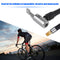 Lock-on Air Chuck with Rubber Hose Car Motorcycle Tire Tyre Pump Hose Adapter