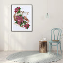5D Diamond Painting DIY Musical Instrument Flowers Partial Special Shape Dril