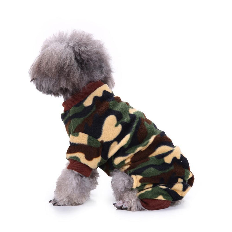 Pet Dog Breathable Camouflage Sweater Coat Winter Warm Casual Costume (XL)