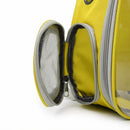 Pet Travel Carrier Transparent Space Capsule Cat Bubble Backpack (Yellow)