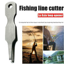 Multifunctional Fishing Line Cutter Nippers Lure Loop Ring Pliers S4C9 uk C8I2