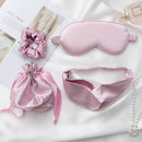 Silk Sleeping Eyepatch Headband Hair Tie Help to Sleep Aid Blindfold for Rest