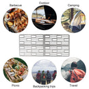 Steel Outdoor Camping Tools BBQ Plate Barbecue Rack Grilling net Barbecue Grill