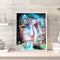 Waterfall Girl Oil Paint By Numbers Kits DIY Craft Coloring Drawing Home De