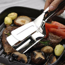Frying Shovel Stainless Steel Steak BBQ Tongs Frying Fish Eggs Household Tools