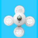 Mini LED Football Bulb Foldable Light Fan Blade Folding Bulbs (90mm/110V) Newly