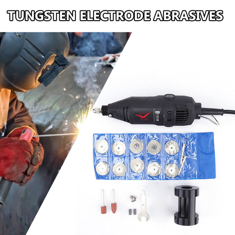 Tungsten Electrode Rods Needles Sharpener Grinder Argon Arc TIG Welding Too