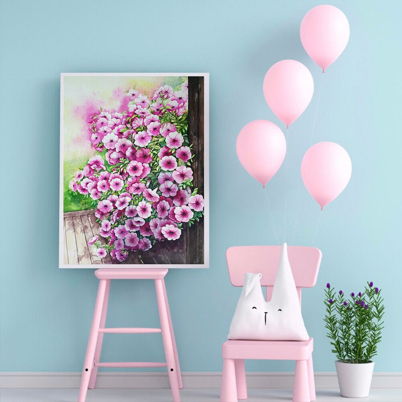 Drawing Paintwork Flower Home Wall Living Room Decoration 40x50cm Without Fra