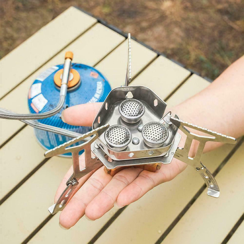 Outdoor Camping Gas Stove Burner High Power Portable N6I3 Ultralight Tool K2Y2