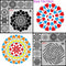 DIY Craft Painting template Mandala Auxiliary Layering Stencils Scrapbooking