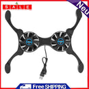 Laptop Dual Cooling Fan Notebook Computer Accessories Foldable Cooler Radiator
