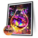 Diamond Painting 5D DIY Butterfly Bulb Full Round Drill Rhinestone Picture
