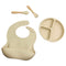 4x Silicone Food Plates Set Anti Slip Baby Feeding Food Accessories (Light