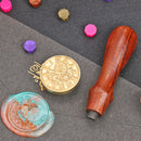 Retro Wax Seal Envelope Stamps DIY Pattern for Wedding Invitations Sealing Wa