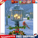 Diamond Painting DIY Street Lamp Bird Full Round Drill Rhinestone Picture