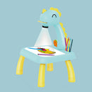 Dinosaur LED Projector Drawing Table Toys Kids Musical Projection DIY Paint Tool