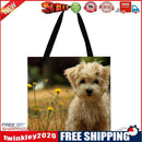 Cute dog Printed Shoulder Shopping Bag Casual Large Tote Handbag (40*40cm)