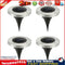 20 LED Solar Ground Lamp IP65 Outdoor Garden Path Light (4pcs Warm White) Newly