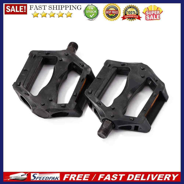 1 Pair Reflective Sheet Bearing Folding Bicycle Pedal MTB Bike Anti-slip Pe