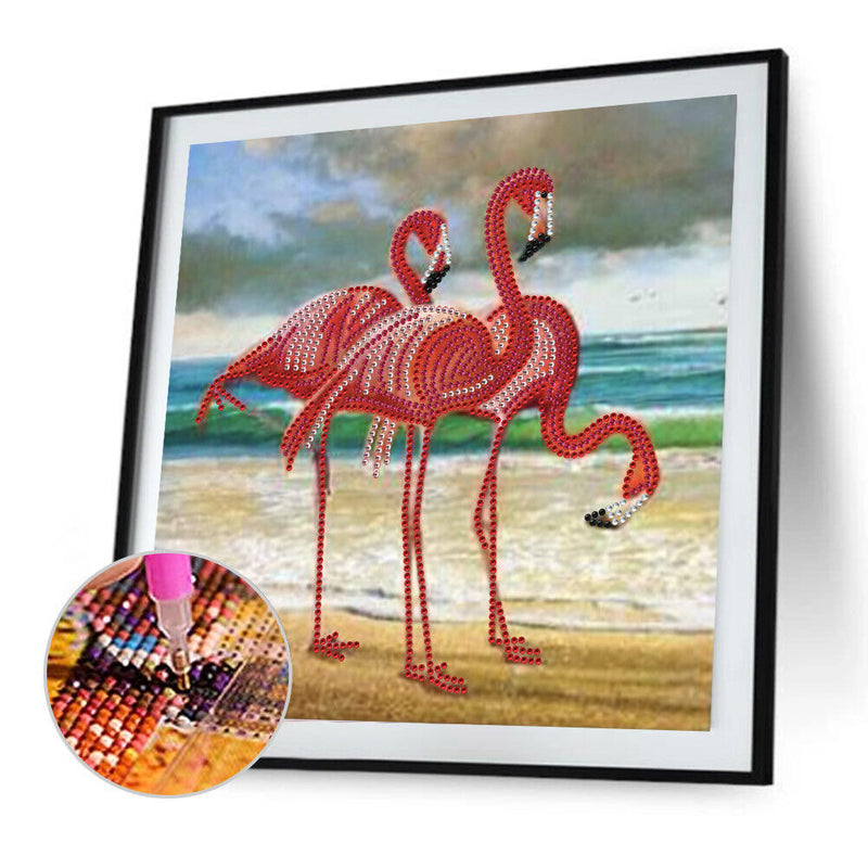 Special Shaped Animal 5D DIY Diamond Painting Home Decor (MX046 Crane) Newly