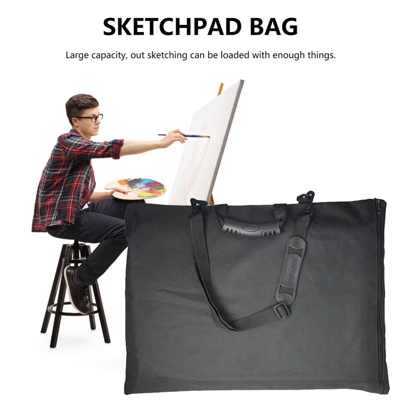 Art Portfolio Bag Waterproof 8K Nylon Portfolio Drawboard Case - A3 Size Newly