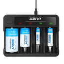 Fast Charging Dock Adapter For AA AAA NI-CD NI-MH Rechargeable Batteries