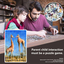 1000pcs Quarrel Giraffes Paper Puzzles Play Toys for Kids Adults Educationa
