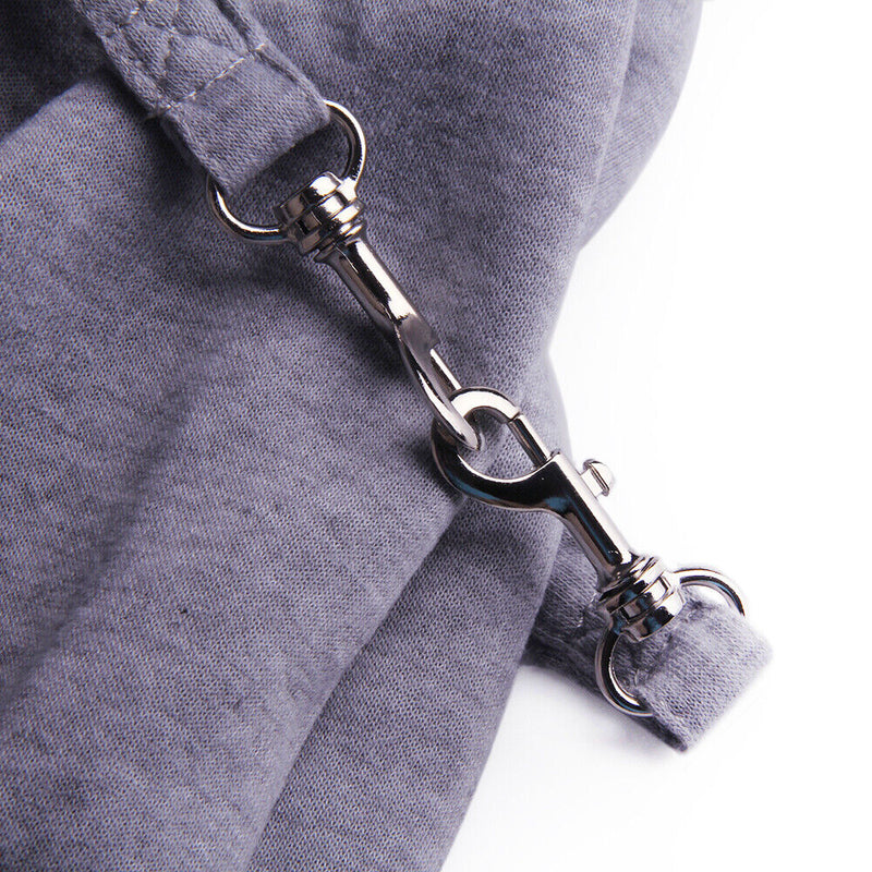 Pet Dog Cat Sling Shoulder Carrier Outdoor Travel Puppy Pouch Bag Grey