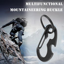 Quick Release Climbing Accessories D-type Metal Outdoor Carabiner EDC Tool Clip