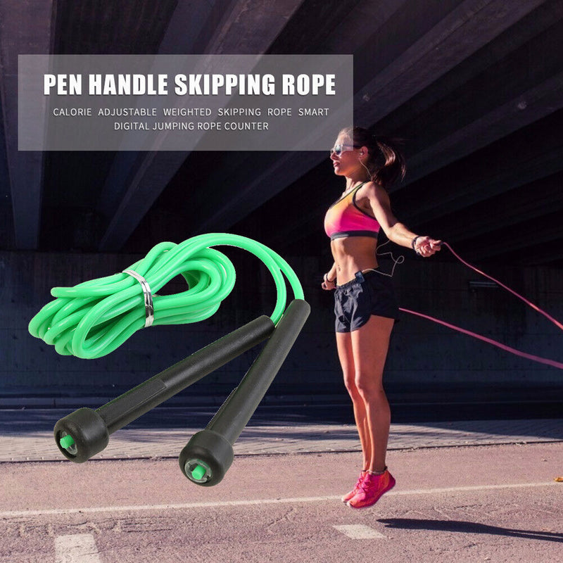 Workout Sports Training Adjustable Skipping Rope Fitness Speed PVC Jumping Ro