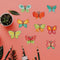 DIY Full Drill Round Butterfly Diamond Painting Children Cartoon Stickers Newly
