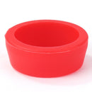 Mountain Bike Seat Post Silicone Ring Dust Cover Cycling Seatpost (S Red)