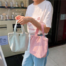 Large Capacity Shoulder Bag Autumn Solid Female Corduroy School Girls Clutches
