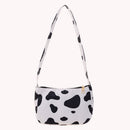 Retro Women Cow Zebra Leopard Print Shoulder Underarm Bag Small Purse (01)
