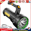 Outdoor Spotlight with Handle Waterproof Emergency Patrol Side Flashlight Newly