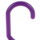 18 Hooks Necktie Scarf Belt Hanger Organizer Clothing Holder Rack(Purple) Newly
